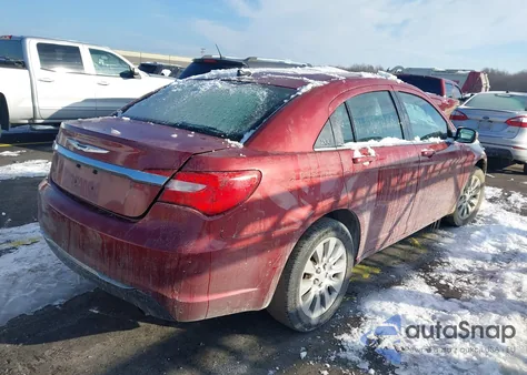 2014 Chrysler 200 Lx из США, поврежденный, VIN 1C3CCBAB9EN123343